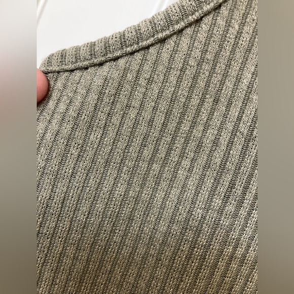 Roma Concept Green Ribbed Jumpsuit with Adjustable Shoulder Straps - Picture 3 of 7